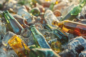 déchets en verre